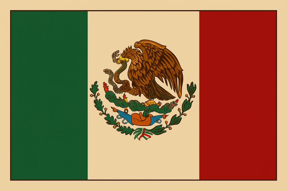 versions of the mexican flag